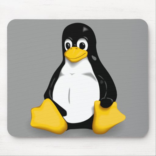 Linux Tux Mouse Pads | Zazzle