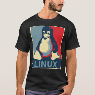 Linux tux penguin obama poster Classic T-Shirt