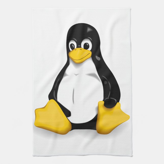 Linux Tux Products Kitchen Towel (Vertical)