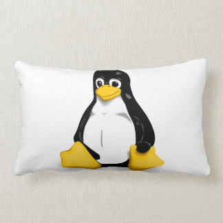 Linux Tux Products Lumbar Pillow