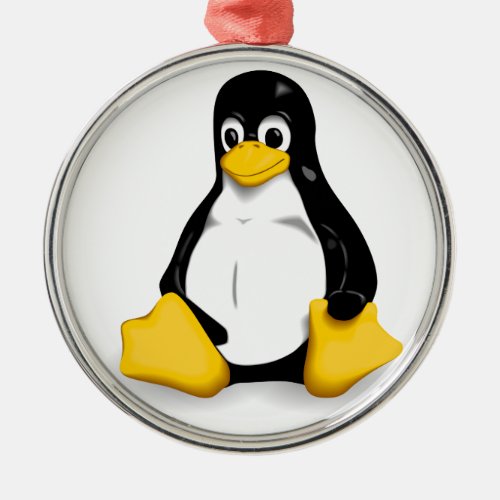 Linux Tux Products Metal Ornament