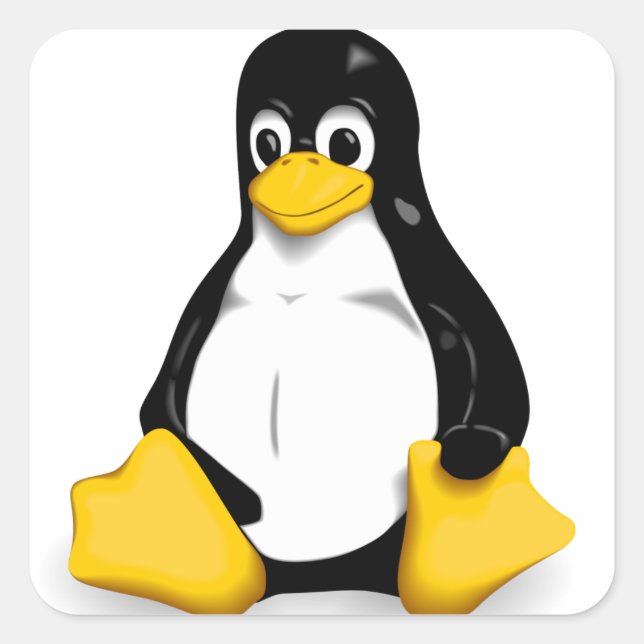 Linux Tux Products Square Sticker (Front)
