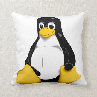 Linux Tux Products Throw Pillow