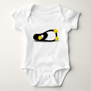 Linux Tux sleeping Baby Bodysuit