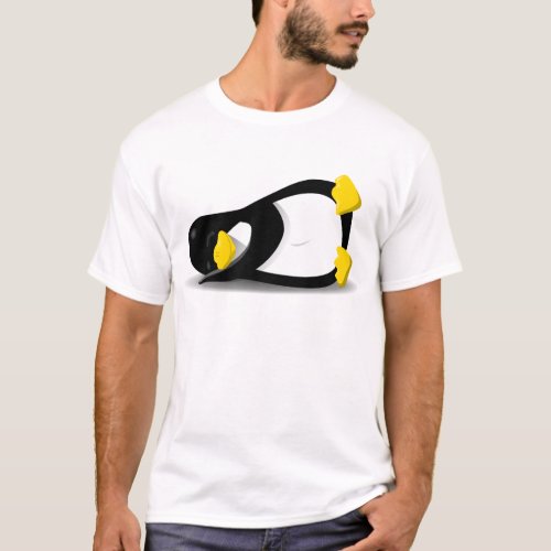 Linux Tux sleeping T_Shirt
