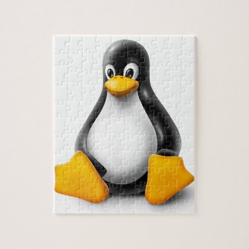 Linux Tux the Penguin Jigsaw Puzzle