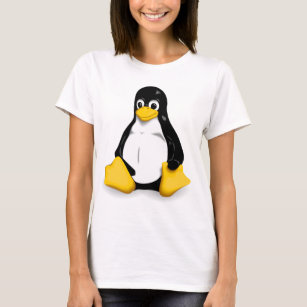 Linux Tux Womens Tee Shirt