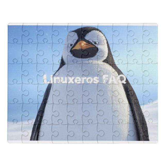 Linuxeros FAQ Jigsaw Puzzle (Puzzle Horizontal)