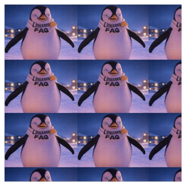 Linuxers FAQ Fabric (Swatch)