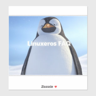 Linuxers FAQ Sticker