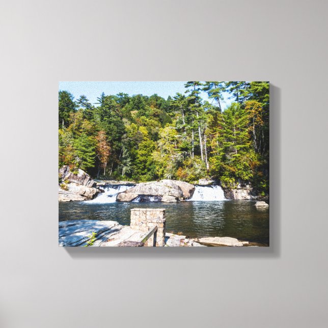 Linville Falls Canvas Print (Front)