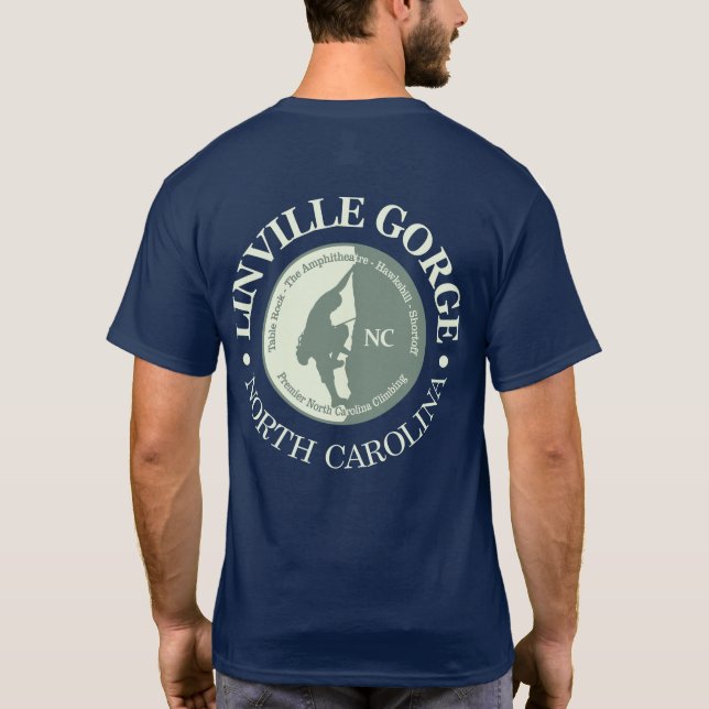 Linville Gorge (CLB) T-Shirt (Back)