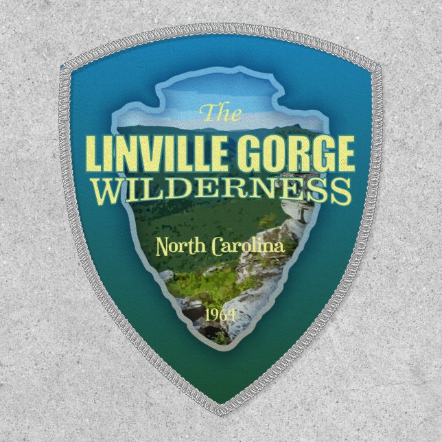 Linville Gorge WA (arrowhead)  Patch (Front)