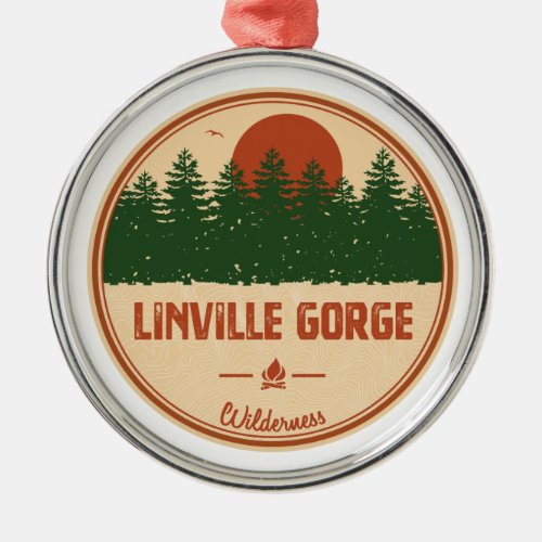 Linville Gorge Wilderness North Carolina Metal Ornament