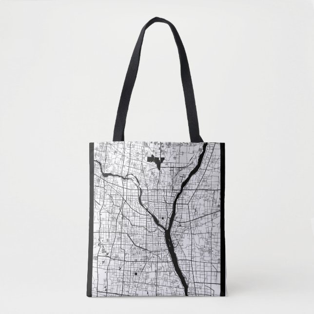 Linyi China Map Tote Bag (Front)