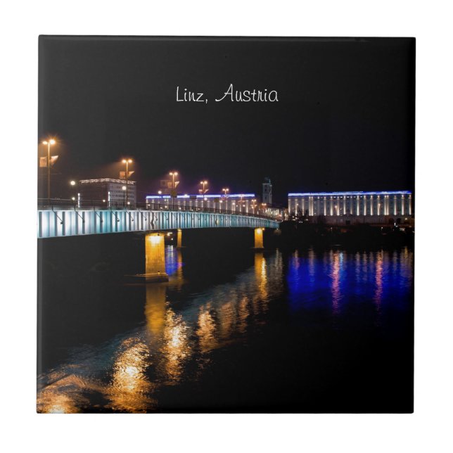 Linz, Austria Ceramic Tile (Front)