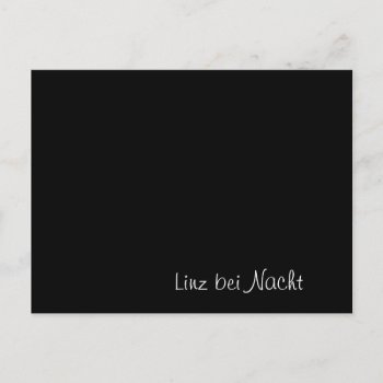 "linz Bei Nacht" Funny Card by MehrFarbeImLeben at Zazzle