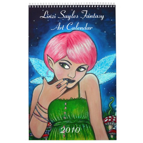 Linzi Sayles Fantasy Art Calendar 2010