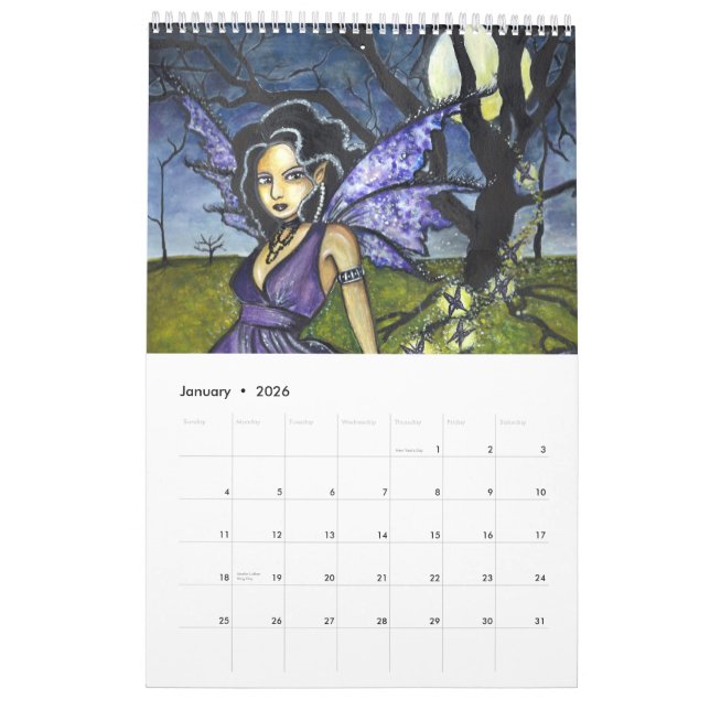 Linzi Sayles Fantasy Art Calendar 2010 (Jan 2026)