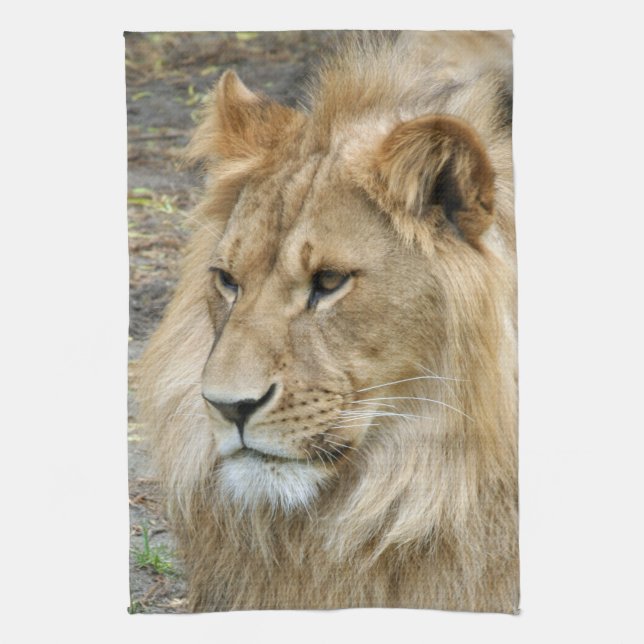 Lion 011 kitchen towel (Vertical)