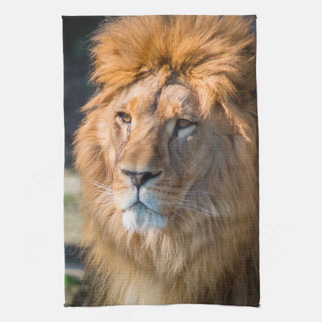 Lion 013 kitchen towel (Vertical)
