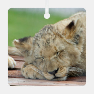 Lion 014 metal ornament