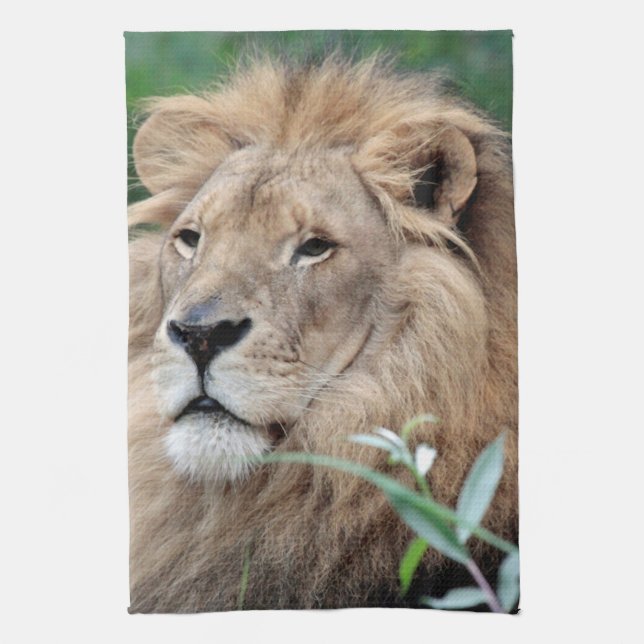 Lion 021 kitchen towel (Vertical)
