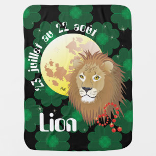Lion 23 juillet au 22 août Couverture bébé Swaddle Blanket