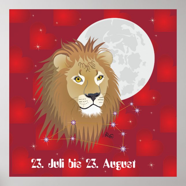 Lion 23 July to 22 August poster (Front)