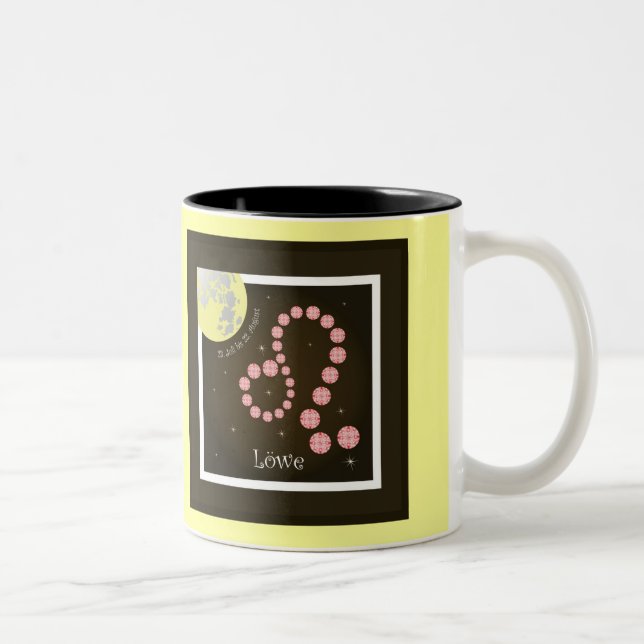 Lion 23 July to 22 August Two-Tone Coffee Mug (Right)