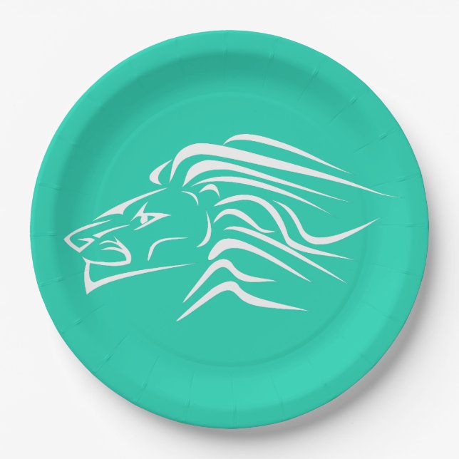 Lion 2 - paper plates (Front)