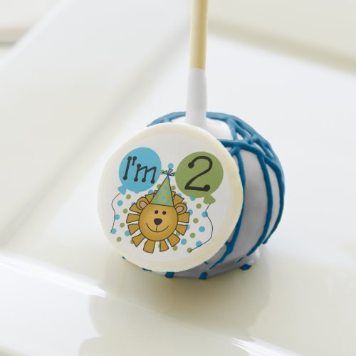 Lion 2nd Birthday Cake Pops