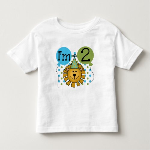 Lion 2nd Birthday T_shirts and Gifts