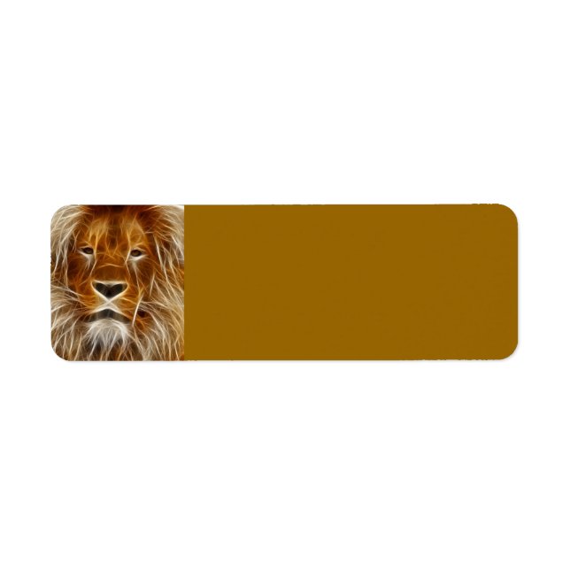 lion-66898 INCREDIBLE DIGITAL ARTWILD ANIMALS BIG Label (Front)