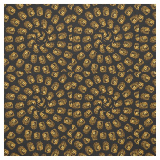 Lion Abstract Art, Fabric