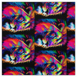 Lion Abstract Surface Pattern Fabric