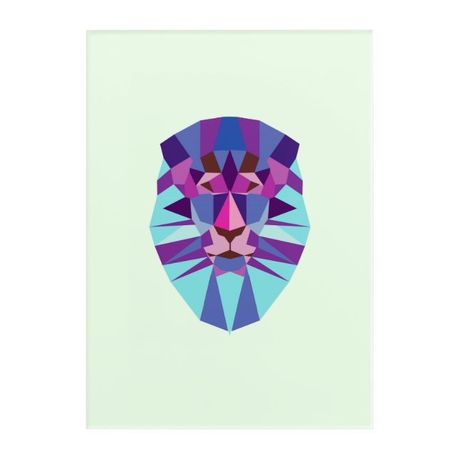 Lion Acrylic Print (Front)