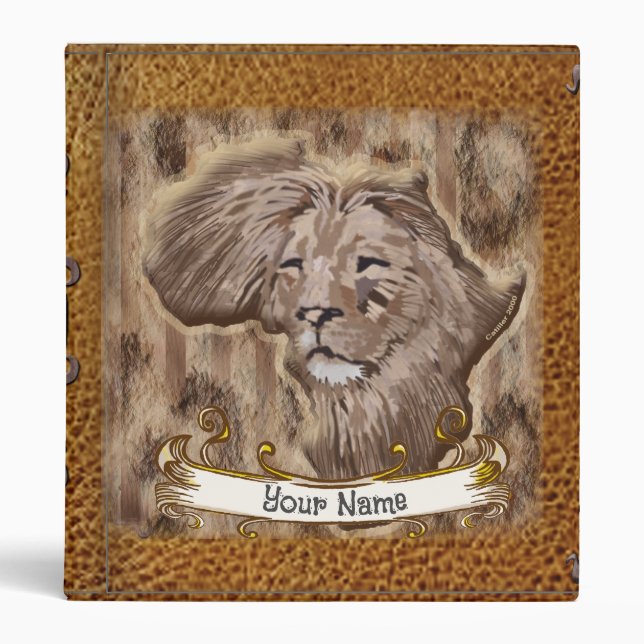 Lion Africa Binder (Front)