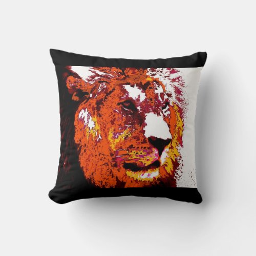 Lion American MoJo Pillow