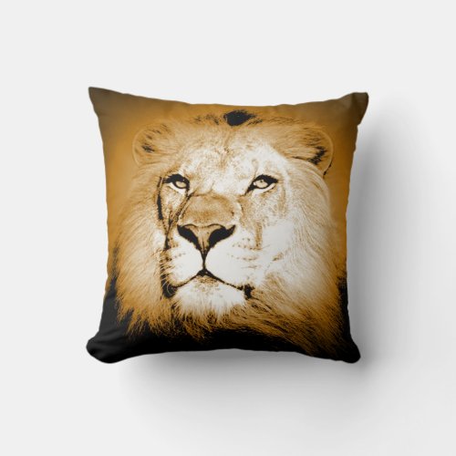 Lion American MoJo Pillow