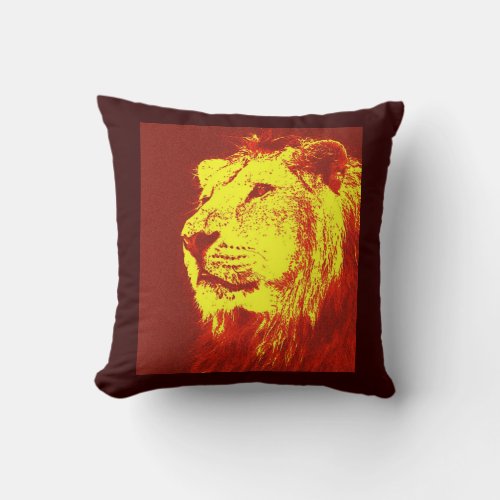 Lion American MoJo Pillow