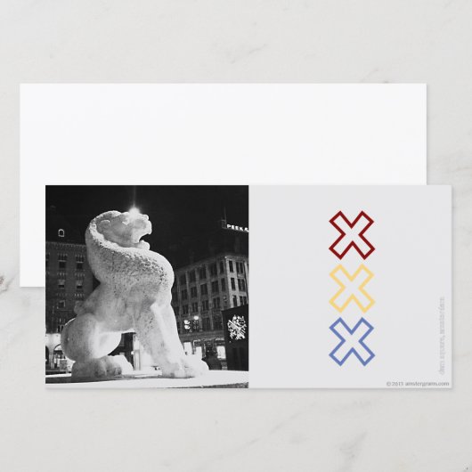 Lion Amstergram (Front/Back)