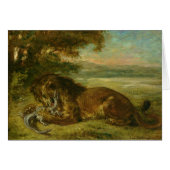 Lion and Alligator, 1863 (Front Horizontal)