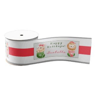 Lion and Cat Customize Text and Name