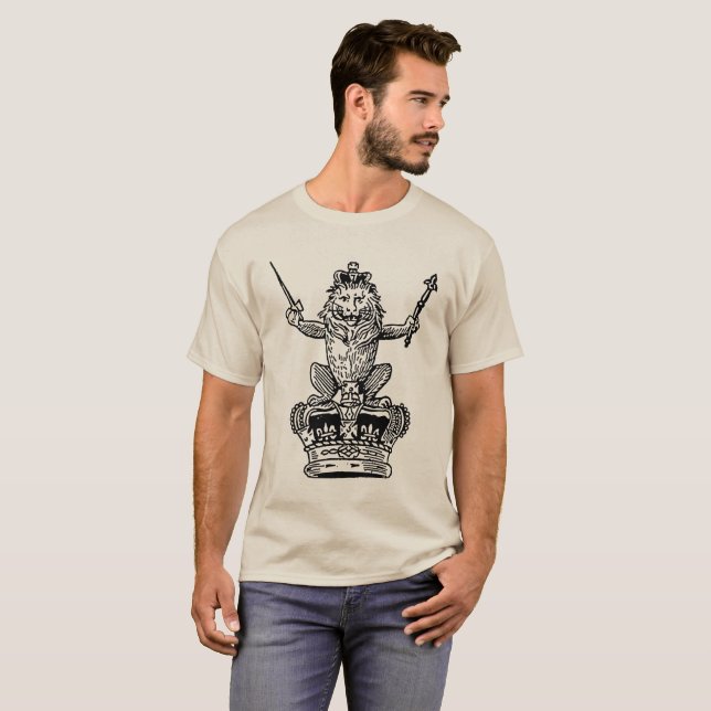 Lion and Crown T-Shirt (Front Full)