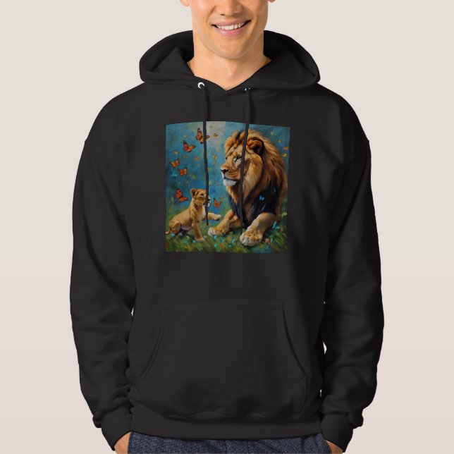 Lion And Cub Hoodie (Front)