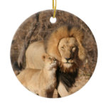 Lion and Cub Ornament