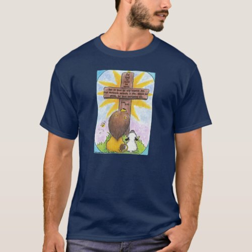 Lion and Lamb At the Cross T_Shirt