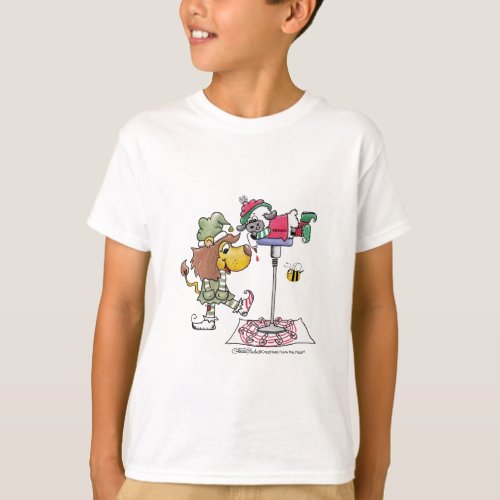 Lion and Lamb Candy Cane Makers T_Shirt