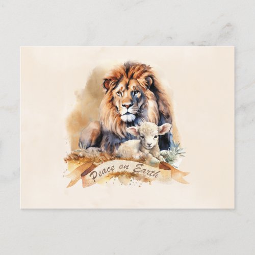 Lion and Lamb Christmas cards
